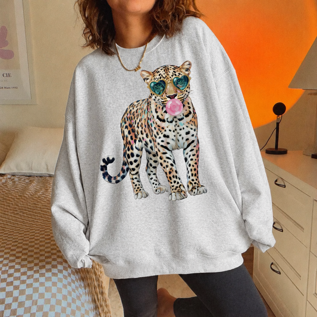 Leopard Bubblegum Sweatshirt