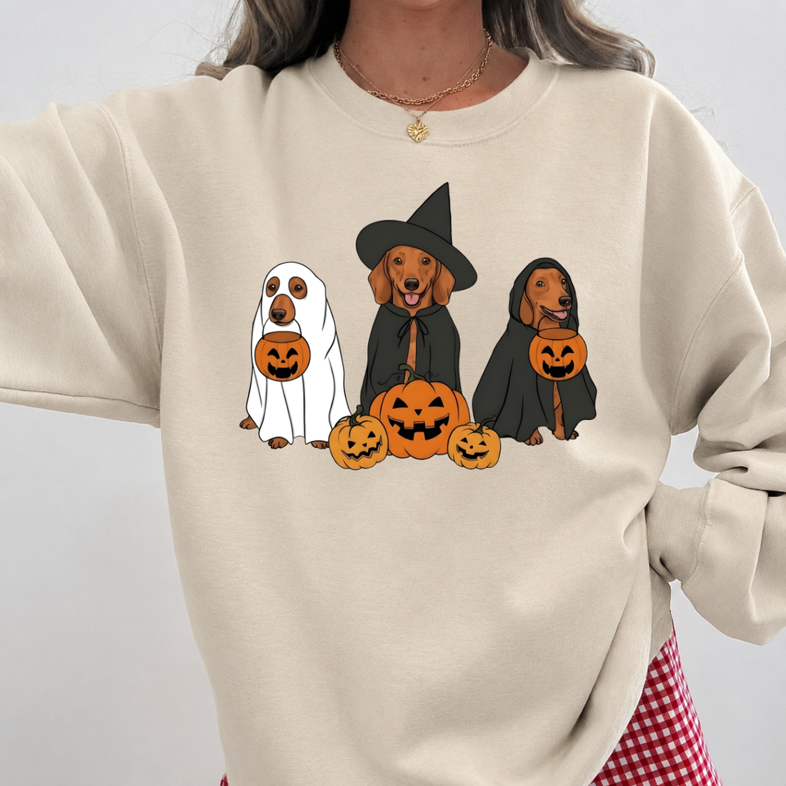 Halloween Dachshund Dogs Sweatshirt