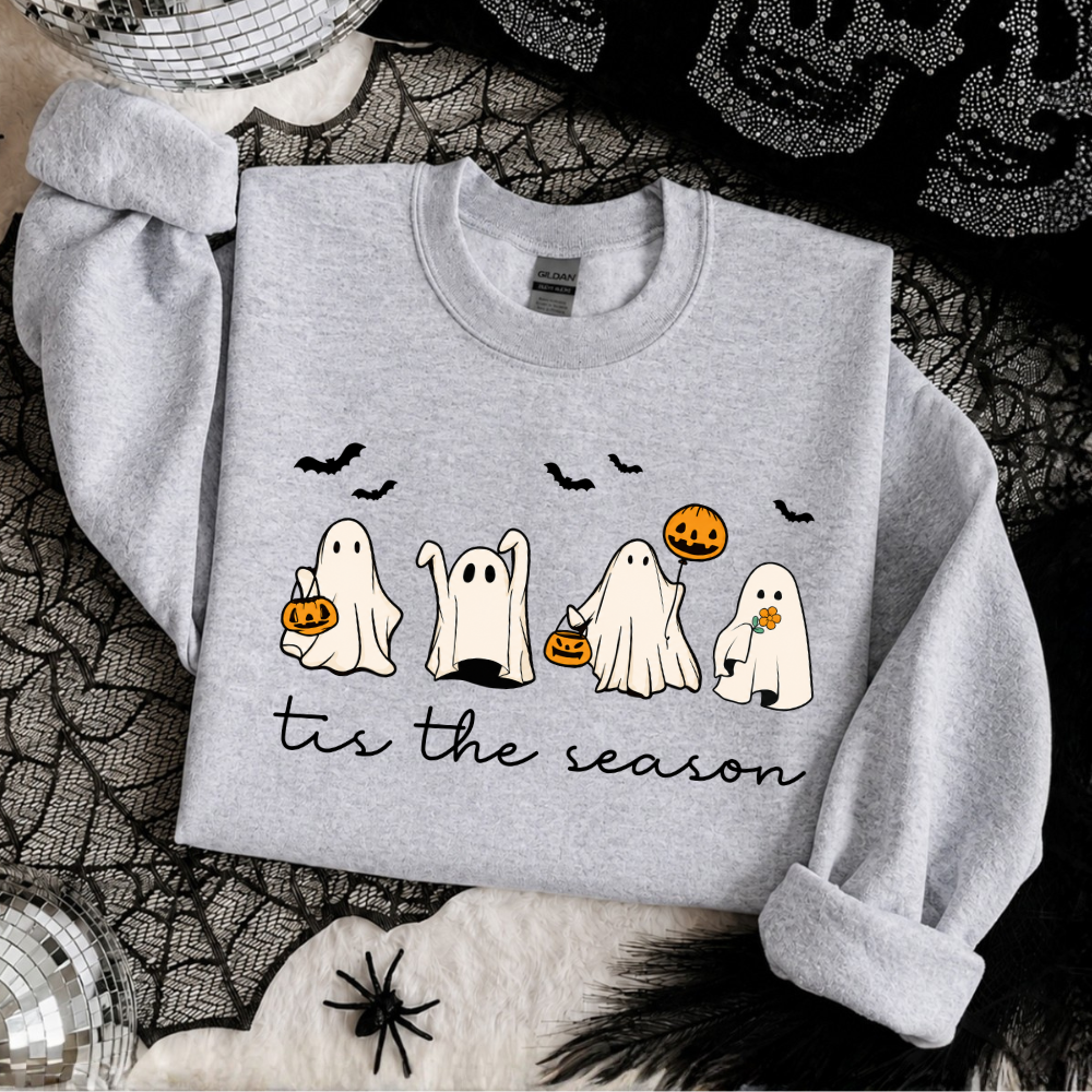 Tis The Season Ghost Halloween Sweatshirt