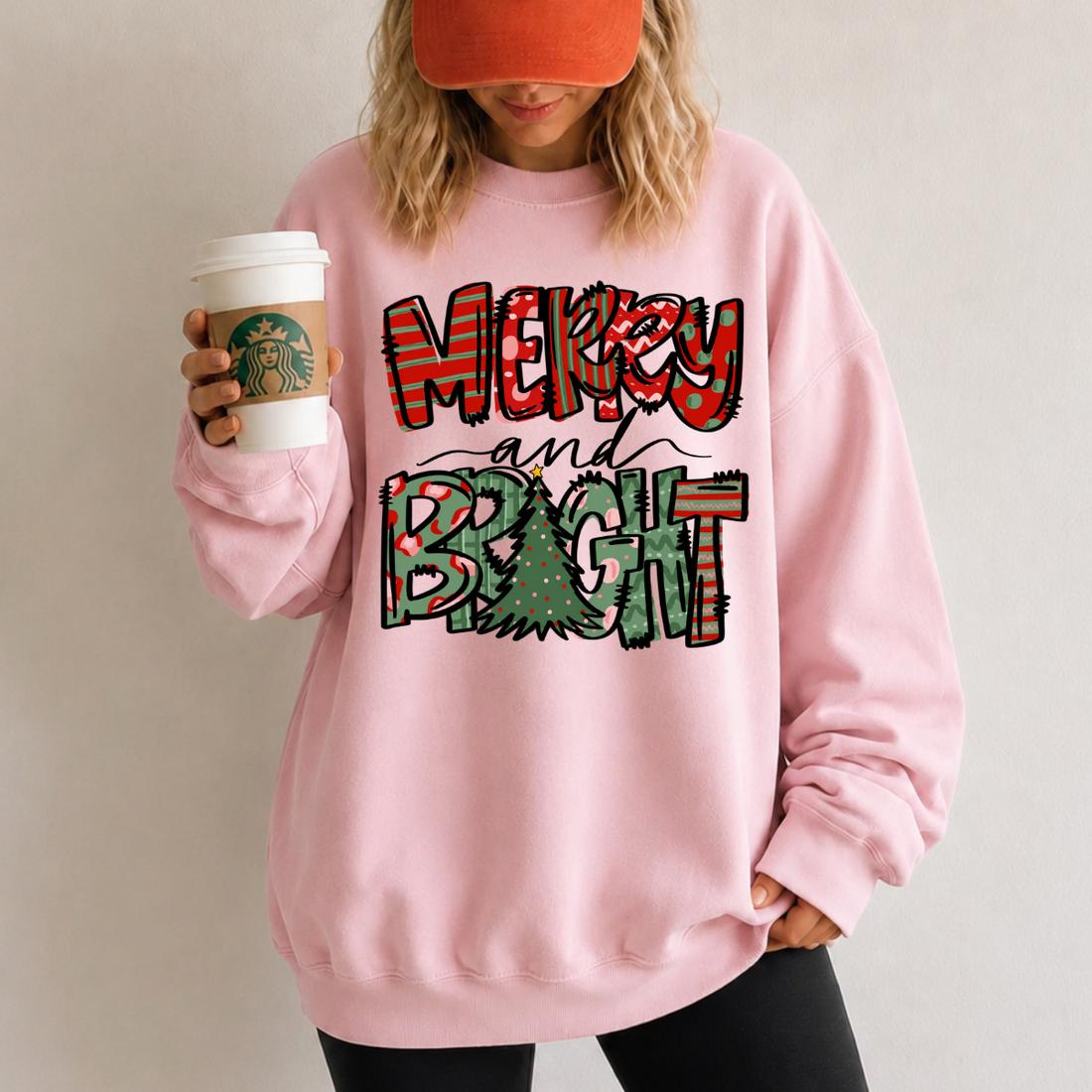 Merry And Bright Christmas Sweatshirt