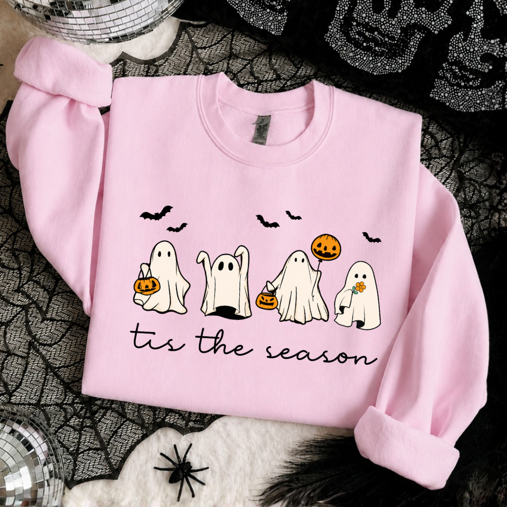 Tis The Season Ghost Halloween Sweatshirt