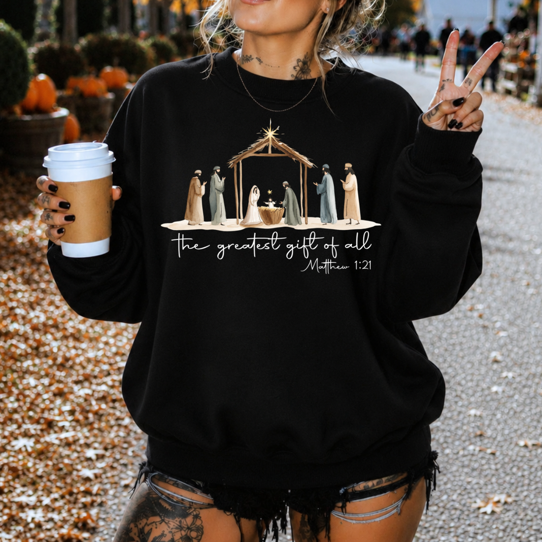 The Greatest Gift Of All Christmas Sweatshirt