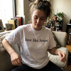 Love Like Jesus Faith Shirt - Christian Inspirational Quote Tee - Religious Graphic Tee